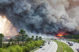 JUST IN: A wildfire that started in South Carolina  has destroyed Abbeville , killing over…