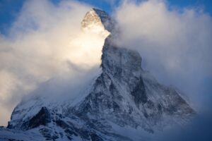 Tragic Event: Matterhorn Mountain Faces Dramatic Collapse, Shocking Landscapes Altered in European Alps..