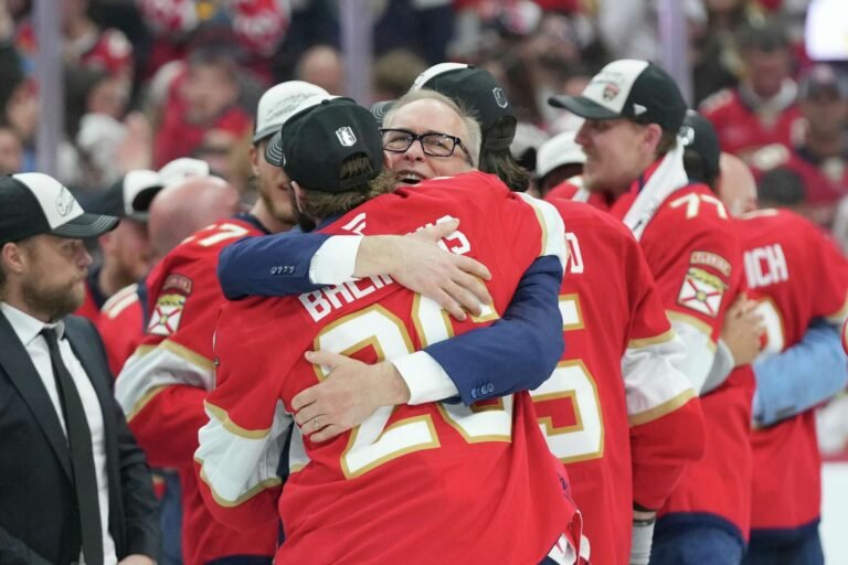 THIS IS THE B EST NEWS WE COULD HOPE FOR: Florida Panthers Ice Hockey Team Are Overjoyed as Former Player Who is the Head Coach for the Florida Panthers of the National Hockey League. At age 43, Maurice Became the Youngest Coach in NHL History to Coach 1,000 Games, Reaching the Milestone on November 28, 2010 Sends Gratitude And Appreciations To All Panthers Players And Fans “All Of You Are Gift To Us” He Promise To Make Panthers The….read more…