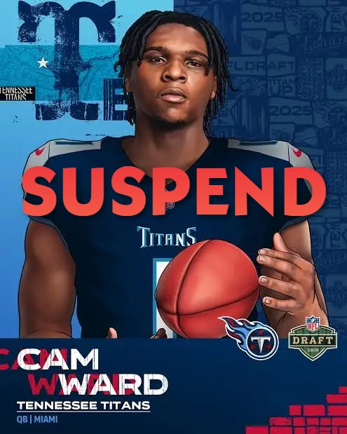 JUST IN: Few Minutes Ago Tennessee Titans  Quarterback Cameron Ward  Has Been Suspended Indefinitely From Sports As he Tested positive of….read more
