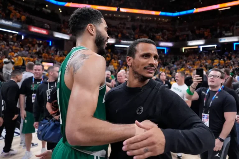 NBA COMMUNITY ARE OVERJOY AND ALSO: Excited As Boston Celtics National Basketball Association (NBA) Head Coach Joe Mazzulla makes announcements of making Power forward/Small forward Jayson Tatum the new Senior C…….see more