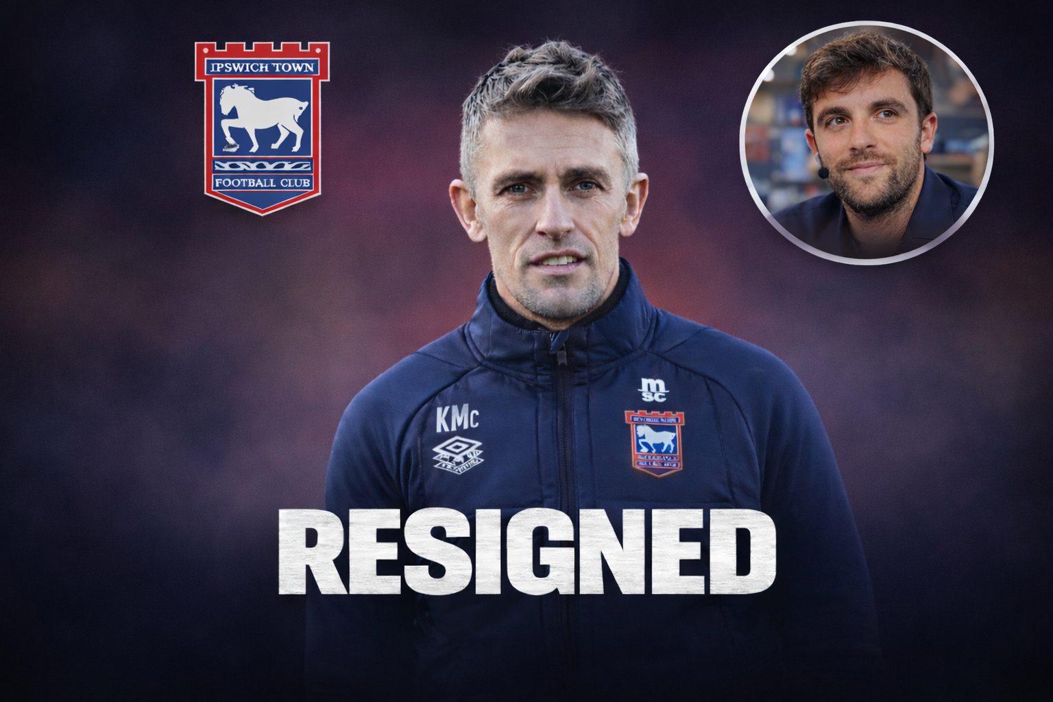 End of an Era: Ipswich Town Confirm Managerial Split with Kieran McKenna by Mutual Agreement