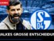 Schockierende Nachricht: Der FC Schalke 04 trifft nach einer internen Vorstandssitzung eine wichtige Entscheidung bezüglich Trainer Miron Muslić.