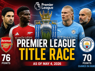 Premier League Title Race 2025/26: Arsenal and Manchester City Battle Goes Down to the Wire